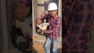 toilet seat fixing how to fix toilet seat  u trape in toilet seat toilet construction work [upl. by Nahtaj]