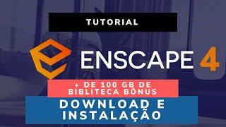 Como baixar e instalar o Enscape 40  100 GB em Blocos Bônus [upl. by Aikel]