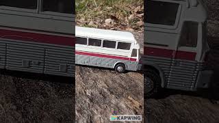 Sun Tours Bus Outside HO Scale Danville County Railroad Train Layout AWESOME [upl. by Oiluj556]