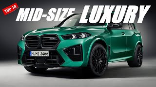 Top 10 Best MidSize Luxury SUVs in 2024 [upl. by Eneirda]