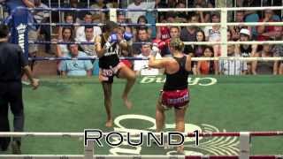 Brutal Elbows Farida Okiko Tiger Muay Thai vs Gerry Sinbi Muay Thai 18102013 [upl. by Akeme157]