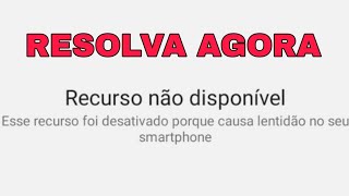 COMO DA PERMISSÃO DO RECURSO NÃO DISPONÍVEL EM QUALQUER CELULAR [upl. by Pliner]