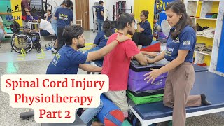 Spinal Cord Injury Physiotherapy Rehabilitation Exercises Recovery Part 2 [upl. by Ancier]