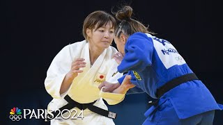 Japans Natsumi Tsunoda wins judo gold in Olympic debut  Paris Olympics  NBC Sports [upl. by Erdnaid]