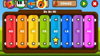 Xilófono Música Mágica  Juego educativo para aprender a tocar música y canciones [upl. by Geof]