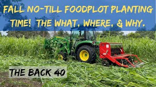 Fall Foodplot Planting Options [upl. by Ennazor]