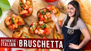 How to Make Authentic Italian Bruschetta  The Stay At Home Chef [upl. by Noivart]