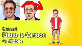 How to Convert Photo to Cartoon  Photo to cartoon app  Toon app [upl. by Bussey]