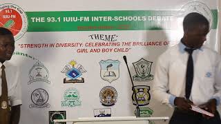 Bugema Comprehensive High School Vs Oxford High School in IUIU FM High School Debate [upl. by Rehtaef403]