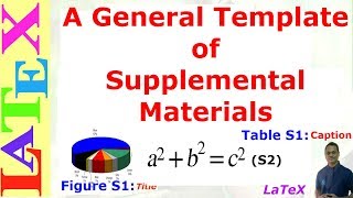 General Template of Supplementary Materials for Paper Publishing LaTeX template  03 [upl. by Alicul127]