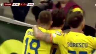 Ianis Hagi Goal Romania vs Andorra 40  All Goals and Extended Highlights [upl. by Ahsenik]