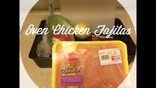 Recipe Oven chicken fajitas  RaisingLondon [upl. by Halyhs]