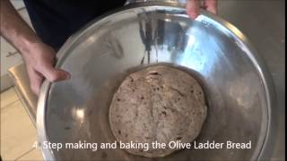 Video Recipe  Fougasse  French Olive Ladder Bread [upl. by Chiquita]