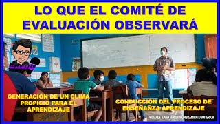 🔴👉ATENCION LO QUE EL COMITÉ DE EVALUACIÓN OBSERVARÁ EN LA CLASE MODELO 😱 NOMBRAMIENTO DOCENTE [upl. by Haidabej392]