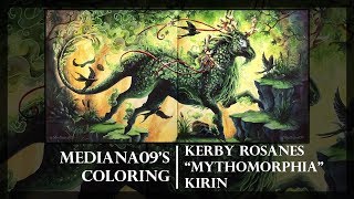 Mythomorphia Kirin by Kerby Rosanes  SpeedColoring  Мифоморфозы Кирин [upl. by Hcnarb]