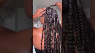 Make your boho braids last as long as possible boxbraids naturalhair braids [upl. by Zumstein135]