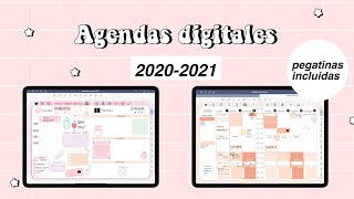 Agendas digitales para iPad 2020  2021 🍑  HardPeach [upl. by Alyworth574]