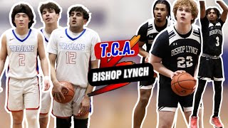 Bishop Lynch vs Trinity Christian Academy TAPPS Basketball [upl. by Fonzie]