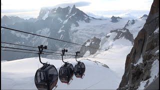 Balade à haute altitude avec le Panoramic MontBlanc [upl. by Ocisnarf]