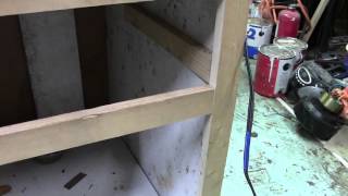 Installing a mortise cabinet door hinge [upl. by Asilana]