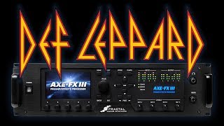 Fractal Audio Def Leppard Makes the Switch to the AxeFx III [upl. by Eseneg]