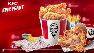 KFC Epic Feast – Limited Time Offer 🍗🍗 [upl. by Aihsemot]