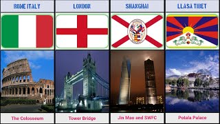 Most Famous Landmarks Around the World [upl. by Anwahsak]