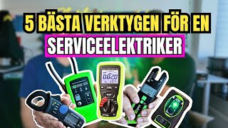 5 bästa verktygen för en SERVICEELEKTRIKER [upl. by Erodaeht]