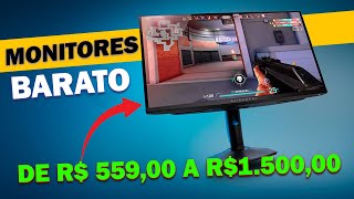 TOP 9 Melhores Monitores BARATO Custo Beneficio 2024 até 240hz [upl. by Tawsha]