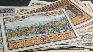 German Notgeld varieties [upl. by Merrell886]