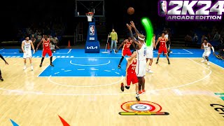 LIMITLESS RANGE IS BROKEN🎯  NBA 2K24 Arcade Edition My Career [upl. by Fanchet330]