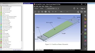 Design beam with attached piezoelectric transducer using Design Modeler in Ansys Workbench [upl. by Trey606]