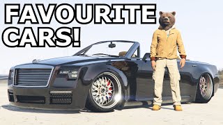 MY TOP 10 FAVOURITE CARS IN GTA ONLINE [upl. by Alasteir]