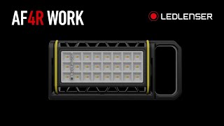 Ledlenser AF4R Work  Compact yet Powerful Area Light  Features  English [upl. by Hselin]