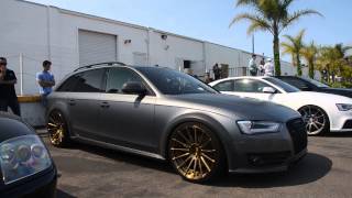 Bagged Accuair Audi A4 All Road Avant on ADV1 wheels [upl. by Nosretep]