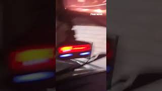 Hurricane Helene sends shed tumbling across road in Florida [upl. by Enaoj715]