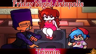 Friday Night Funkin Friday Night Artopolis FNF Mod  Izzy vs BF  Trippin [upl. by Lukasz]