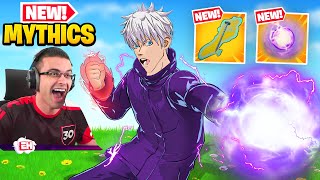 Nick Eh 30 reacts to Jujutsu Kaisen in Fortnite [upl. by Mall363]