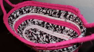 How to make a Fabric BasketBowl [upl. by Antonia934]