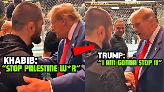 Khabib Nurmagomedov Tells Donald Trump To Stop The Wr In Palestine FULL CONVERSATION [upl. by Marmawke]