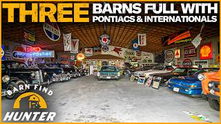 A Pontiac from EVERY decade amp RARE International Trucks tucked away in barns  Barn Find Hunter [upl. by Kayla852]