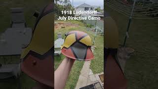 1918 Stahlhelm Ludendorff July Directive Camo Paint [upl. by Dyna]