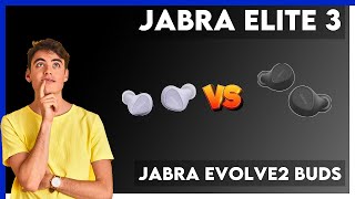 Jabra Elite 3 vs Jabra Evolve2 Buds Comparison [upl. by Clovah689]