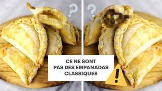 2 recettes originales dempanadas  Empanadas sans viande  Empanadas à la viande [upl. by Noneek845]