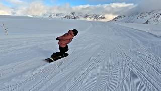 RELATABLE RIDING  SaasFee Glacier Switzerland  RAW RUN [upl. by Roid111]