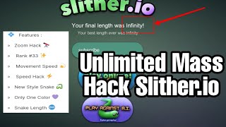 UNLIMITED MASS HÁCK  Slitherio  GameGuardian [upl. by Richmound]