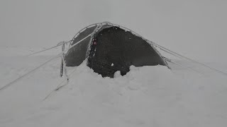 Camping in a Scottish winter up Lochnagar in the Nortent Vern 1 [upl. by Jorey53]