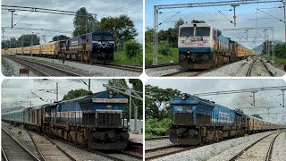 Last diesel actions on BengaluruHubballi line 13 in 1 Aggressive pure diesels l Indian Railways [upl. by Drofniw]