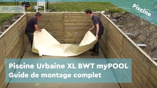 Piscine Urbaine XL BWT myPOOL  Tutoriel de montage complet  Procopi BWT Group [upl. by Nej]