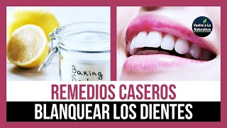 COMO BLANQUEAR LOS DIENTES Con Bicarbonato de Sodio En Casa [upl. by Elsinore733]